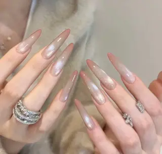 ネイル H3 Nail Tsuki🦋💙のネイルデザイン