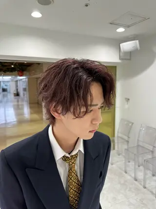 メンズ 渋谷/透明感カラー /半個室/こうめいのヘアスタイル