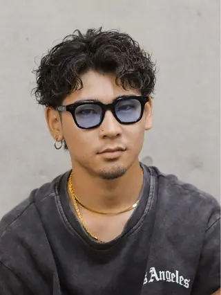 ショート パーマ メンズ SPIN-OFF SHIFT所属・山口 陽平のヘアスタイル