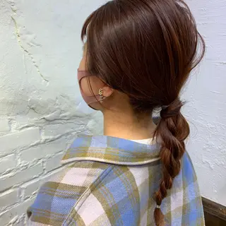 セミロング カラー Door代官山所属・詩織/パーマ /代官山のヘアスタイル