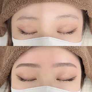 ショート パーマ メンズ アイブロウ BEIGE 金山 🌹RUKAのマツエク・マツパデザイン