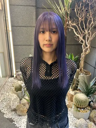 ロング カラー 透明感ツヤカラー コトノ🫧のヘアスタイル