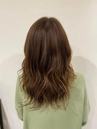 ミディアム カラー merc.🌿✨ いとうりかのヘアスタイル