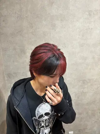 カラー メンズ afloat hikaruのヘアスタイル