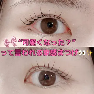 マツエク・マツパ 🫧推し活前に盛れる 眉まつ毛🫧YURIのマツエク・マツパデザイン