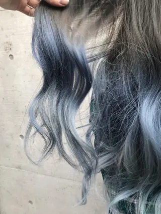 ロング カラー a-o横浜所属・色落ちまでキレイに! !女性サロンのヘアスタイル