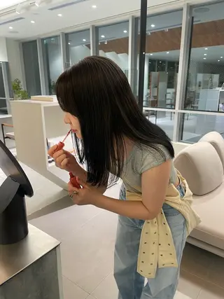 セミロング カラー 🪽透明感color /Shizuki🪽のヘアスタイル