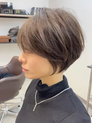 ショート neaf六本木所属・韓国風レイヤー ショート/犬塚 優介のヘアスタイル