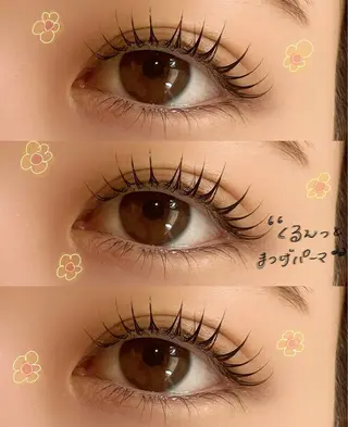 マツエク・マツパ suu_ emiriのマツエク・マツパデザイン