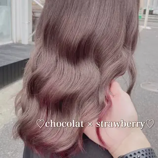 セミロング カラー ヘアアレンジ メンズ キッズ お悩み解決美容師 💐AMIのヘアスタイル