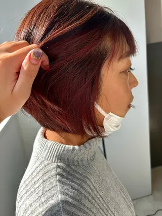 カラー YOMU SUZUのヘアスタイル