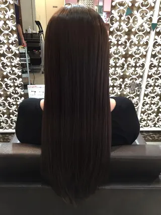 ロング カラー パーマ メンズ 髪質改善/痛ませ ないカラー/西村航大のヘアスタイル