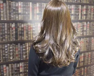 ミディアム パーマ Attrait .のヘアスタイル