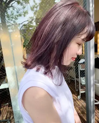 カラー 心斎橋美容室なつき♡ 大阪酸性ストレートのヘアスタイル