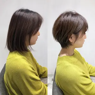 ショート カラー 🌟イメチェン美容師 🌟清水 大輝のヘアスタイル