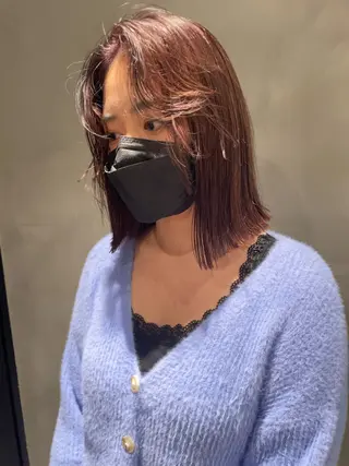 ミディアム カラー classic 新横浜所属・大人girly🛋️ 🤍yukakoのヘアスタイル