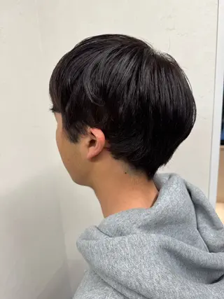 ショート メンズ パーマ/ハイトーン /吉田眞のヘアスタイル