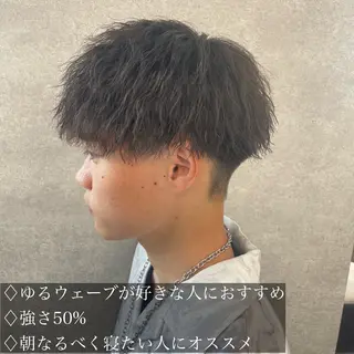 ショート カラー パーマ ヘアアレンジ メンズ キッズ 🔥メンズパーマ🔥 菅原楓のヘアスタイル