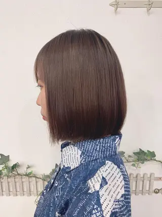 ミディアム 安藤 まどかのヘアスタイル