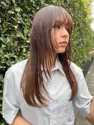 ロング Luxe所属・Luxe表参道 髪質改善　奈良のヘアスタイル