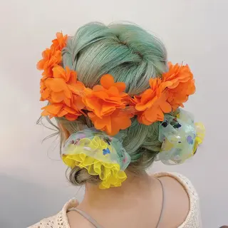 ショート シールエクステ✨️韓 国羽エクステ🪽和希のヘアスタイル