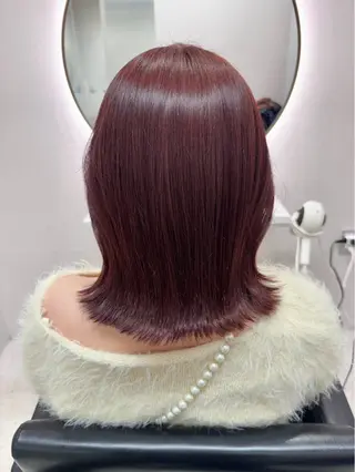 ミディアム レイヤーカット 韓国🇰🇷EMIのヘアスタイル
