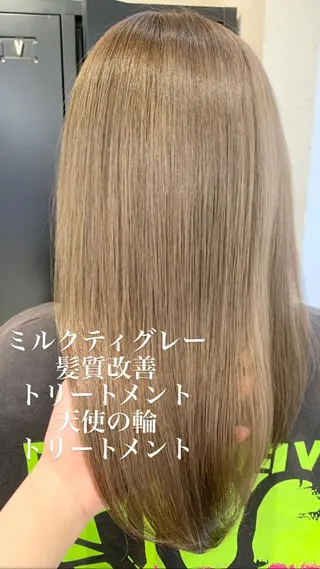 ロング カラー 似合わせカラー/艶 髪質改善/ヨシザキのヘアスタイル