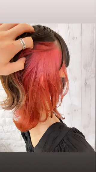 カラー 名古屋のピンク好き かずくん🦩のヘアスタイル