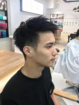 ショート メンズ 🇰🇷カルマパーマ kaito🇰🇷のヘアスタイル