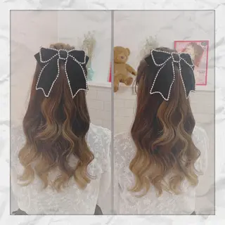 ロング ヘアアレンジ ヘアセット/着付け 𓇼 松本 夏美𓇼のヘアスタイル