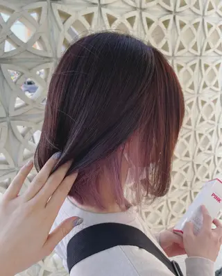 カラー 増田 結莉のヘアスタイル