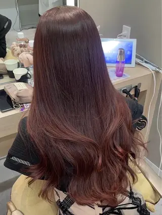 ロング カラー//了戒 美希 //伊勢原のヘアスタイル