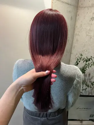 ロング カラー 🎵ぷる艶ハイトーン 柔らかヘア🍅まあやのヘアスタイル