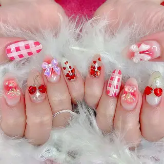 ネイル シェアサロンLei.g(レイジー)所属・3Dアートネイル💗 都築レナのネイルデザイン