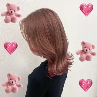 ミディアム カラー 韓国ヘア特化 💟 ララア 💟のヘアスタイル