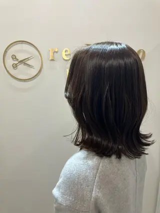 ミディアム カラー ヘアアレンジ キッズ 関内 髪質改善 特化 re:Magoのヘアスタイル