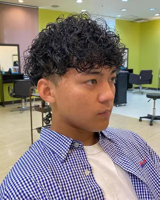 パーマ メンズ 年間2000名担当◎ パーマ職人/仲原佑樹のヘアスタイル