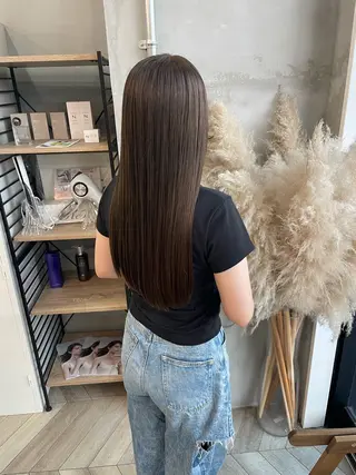 ロング カラー 三谷 浩也のヘアスタイル