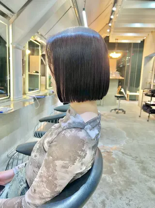 ショート カラー 髪質改善/ボブ/ ハイトーン❣️yuiのヘアスタイル