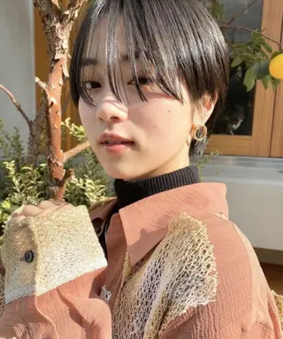 ショート 似合わせカット‪// 鶴我万唯華のヘアスタイル