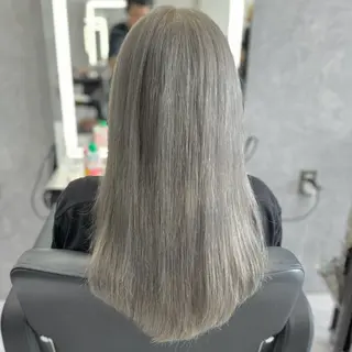 セミロング ❤️‍🔥シールエク ＋カラー京❤️‍🔥のヘアスタイル