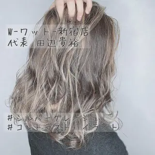 ミディアム カラー パーマ ヘアアレンジ メンズ キッズ ネイル マツエク・マツパ 🫧代表/新宿駅近/ 限定価格🫧田辺貴裕のヘアスタイル