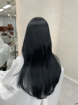 ロング カラー 🤍韓国ヘア アイナ🤍のヘアスタイル