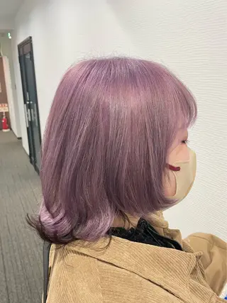 ミディアム カラー Hair salon HAL所属・佐藤 栄輔のヘアスタイル