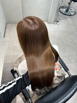 セミロング emi 韓国ワンホンヘアのヘアスタイル