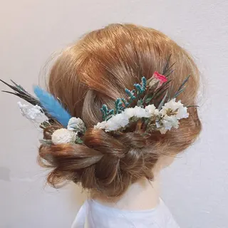 ロング ヘアアレンジ an池袋本店所属・🌷吉野ひかり🌷 カットモデル募集✂️のヘアスタイル