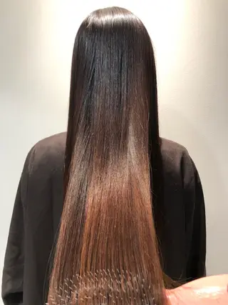 ロング 國分 利成のヘアスタイル