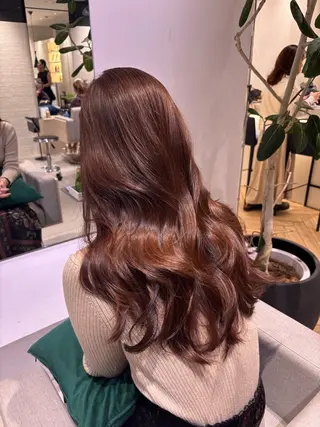 ロング カラー 銀座/髪質改善/韓国 カラー🍓原田侑依のヘアスタイル