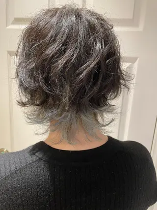 ショート カラー 柳井 準平のヘアスタイル