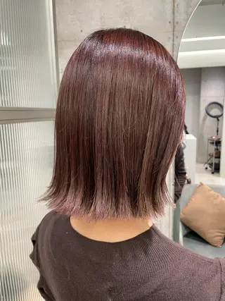 ショート カラー パーソナルカラー 藤本夢のヘアスタイル